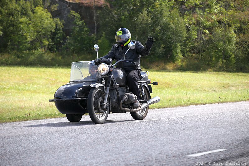 Motorcycle tour around the lake Mälaren in Sweden, Mälaren runt, 2024