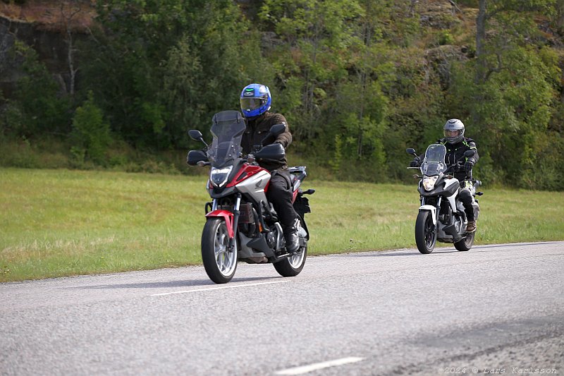 Motorcycle tour around the lake Mälaren in Sweden, Mälaren runt, 2024