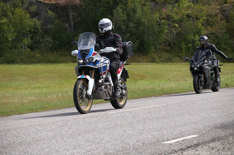 Motorcycle tour around the lake Mälaren in Sweden, Mälaren runt, 2024