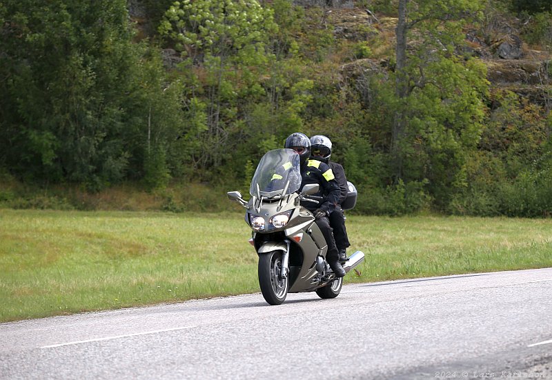 Motorcycle tour around the lake Mälaren in Sweden, Mälaren runt, 2024