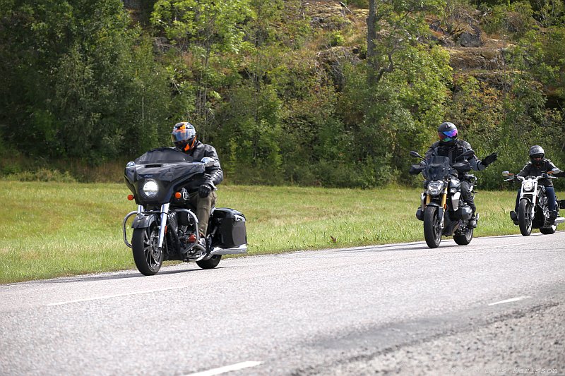 Motorcycle tour around the lake Mälaren in Sweden, Mälaren runt, 2024