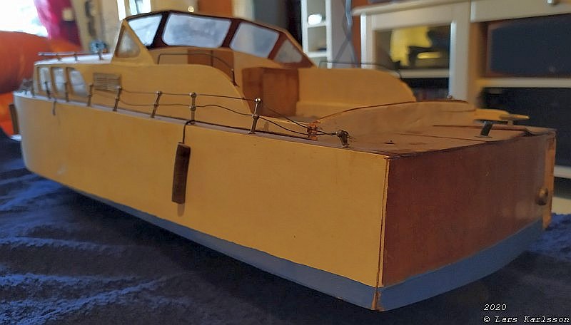 Flamingo, en modellbåt från Wentzell, 1967