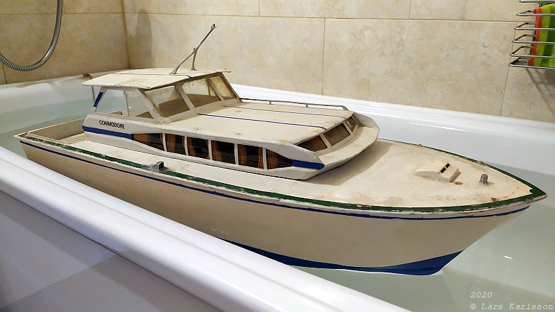 Commodore, en modellbåt från Graupner, 1970