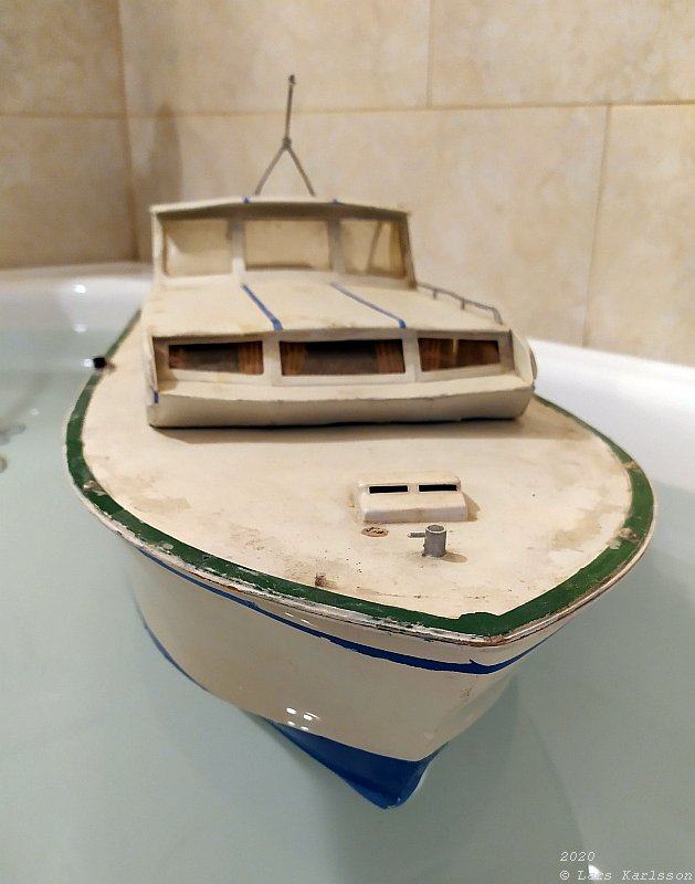 Commodore, en modellbåt från Graupner, 1970