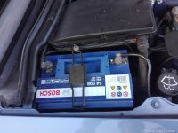 Chrysler Crossfire, Battery replacement