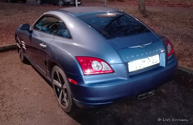 Backside of Chrysler Crossfire