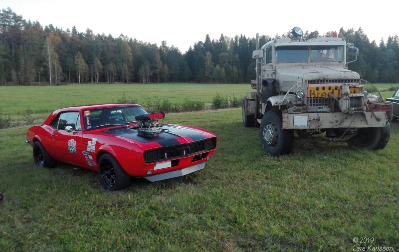 Car meeting at Svindersvik, Stockholm in Sweden