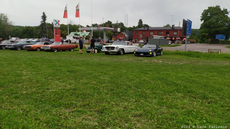 Car meeting at Rosenhill Grödinge, Sweden, 2024