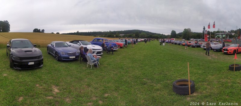 Car meeting at Rosenhill Grödinge, Sweden, 2024