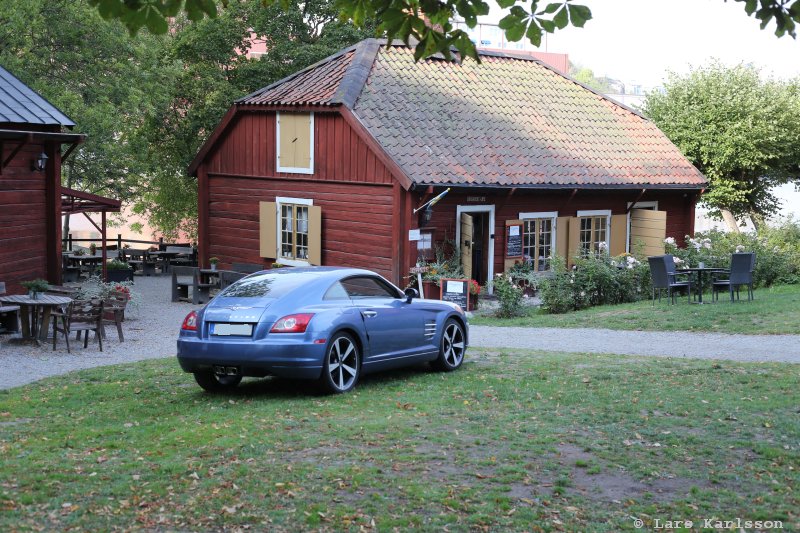 Car meeting at Svindersvik, Stockholm in Sweden